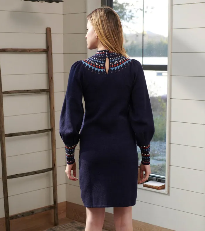Dresses Women Hatley Blair Sweater Dress 8211 Navy