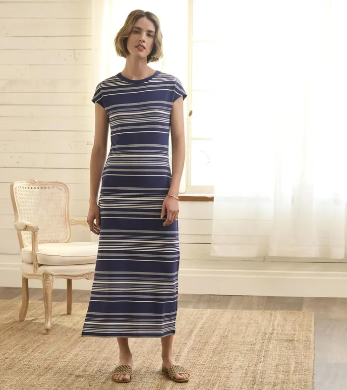Dresses Women Hatley Blake Dress 8211 Patriot Blue Stripes