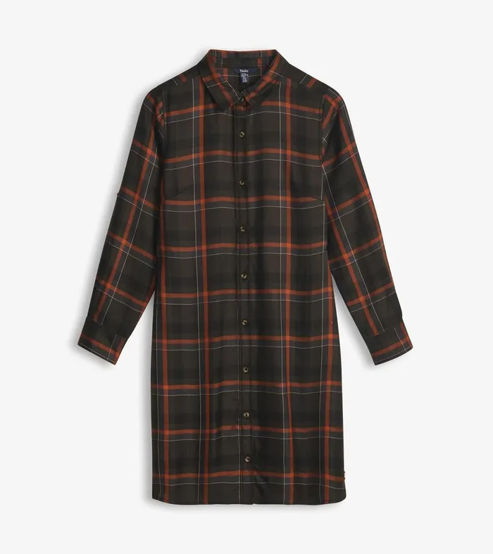 Dresses Women Hatley Cara Shirt Dress 8211 Autumn Plaid