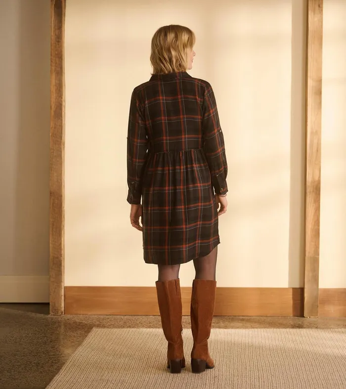 Dresses Women Hatley Cara Shirt Dress 8211 Autumn Plaid