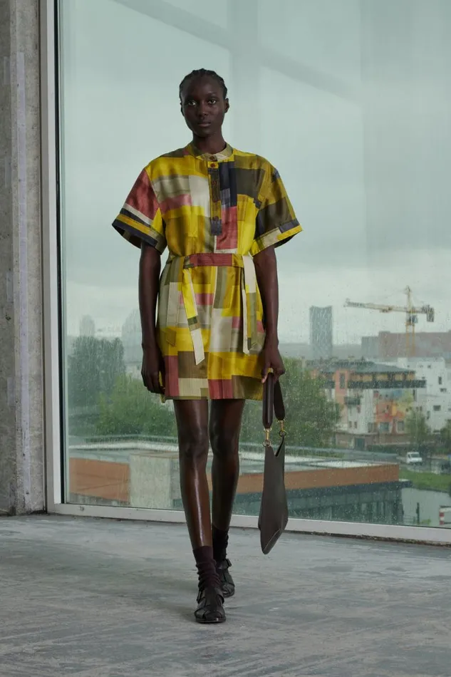 Dresses Women Soeur WANDA DRESS Yellowkhaki