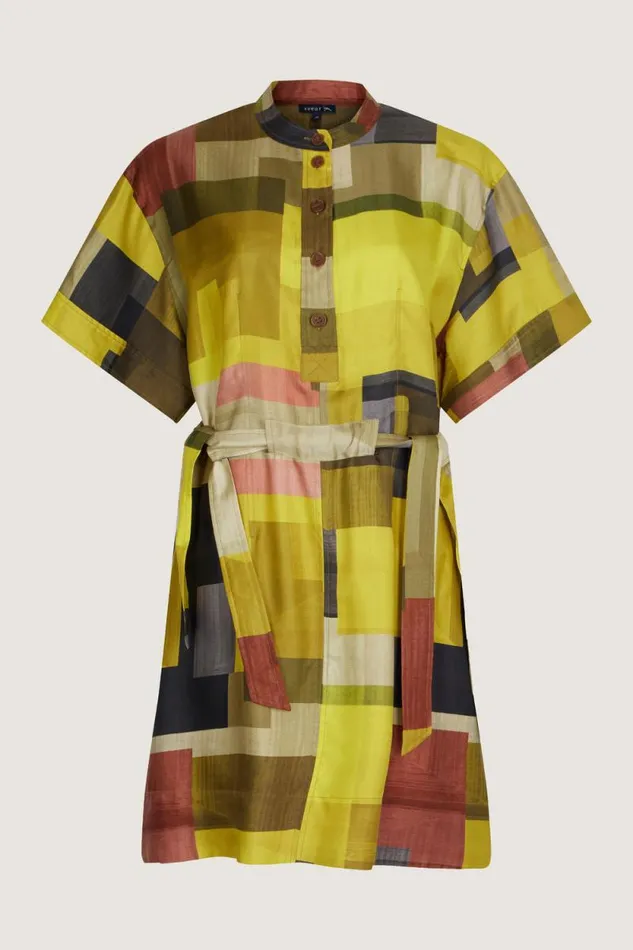Dresses Women Soeur WANDA DRESS Yellowkhaki