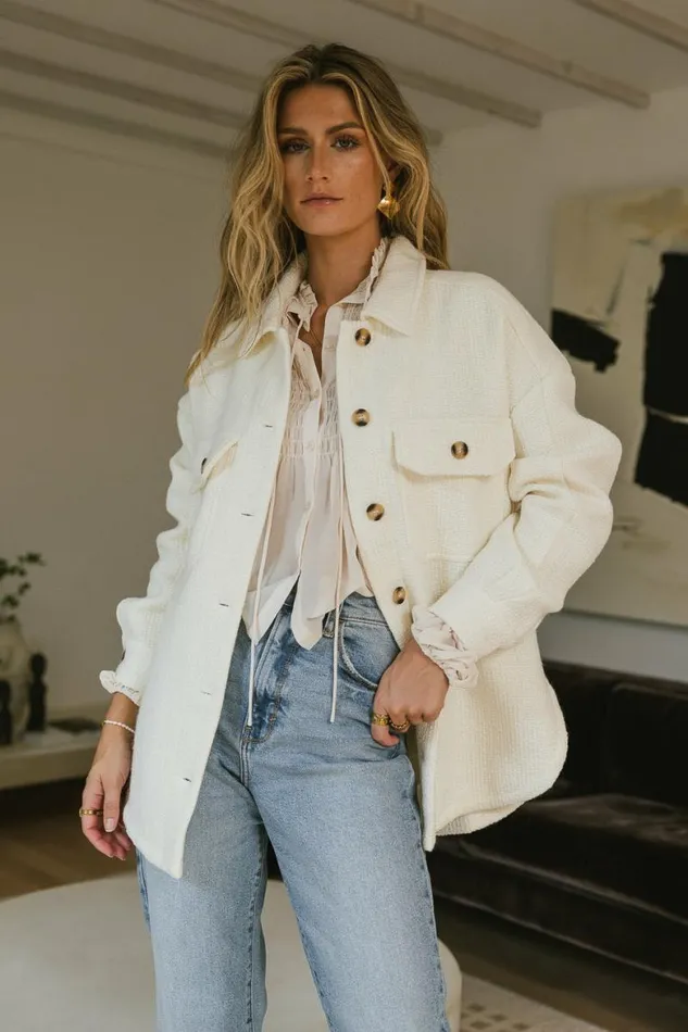 Dylan Jacket Ivory Women Bohme Outerwear