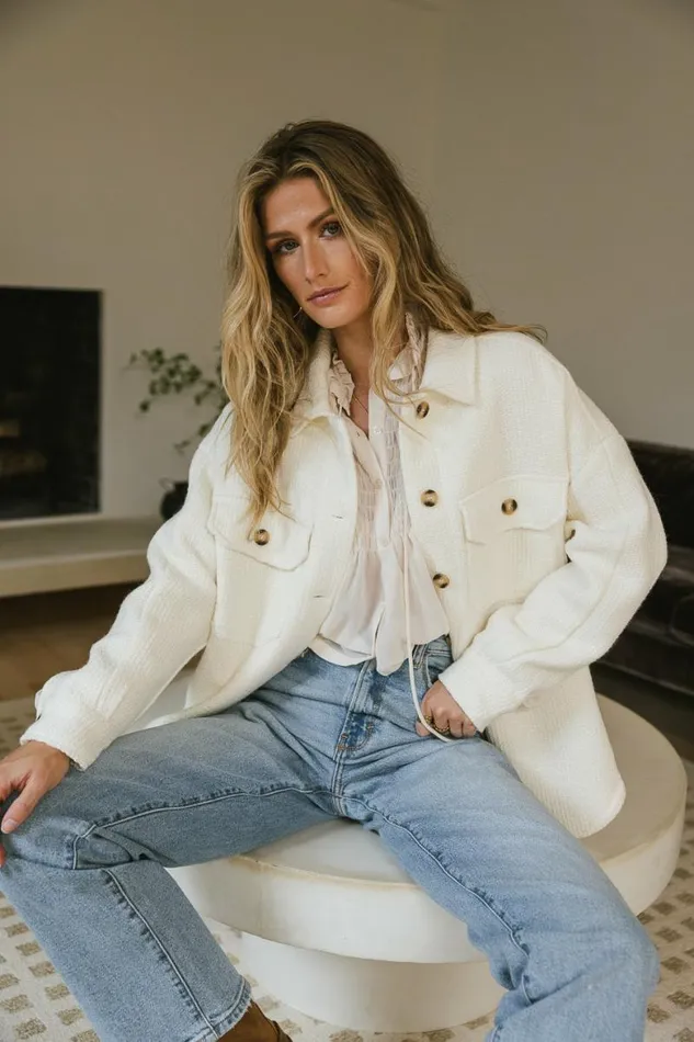 Dylan Jacket Ivory Women Bohme Outerwear