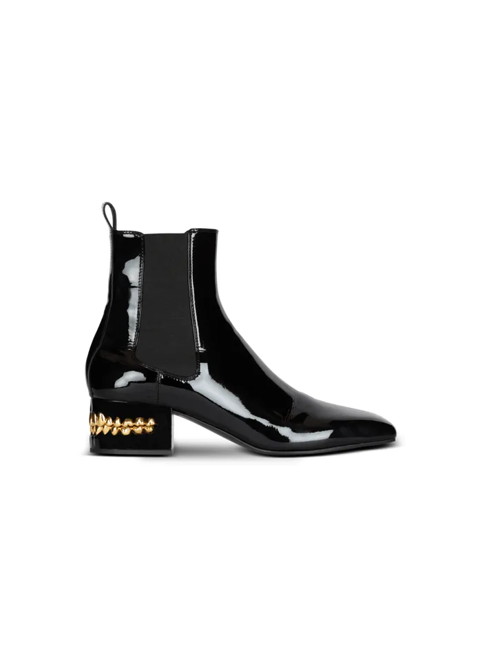 Eden Patent Leather Chelsea Boots Black Men Balmain Boots And Rangers
