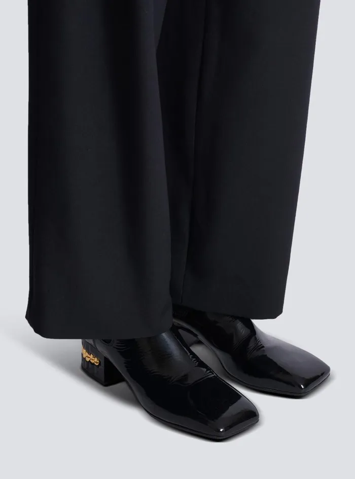 Eden Patent Leather Chelsea Boots Black Men Balmain Boots And Rangers