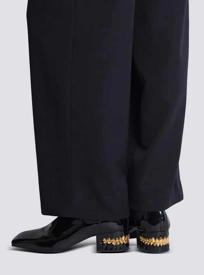 Eden Patent Leather Chelsea Boots Black Men Balmain Boots And Rangers