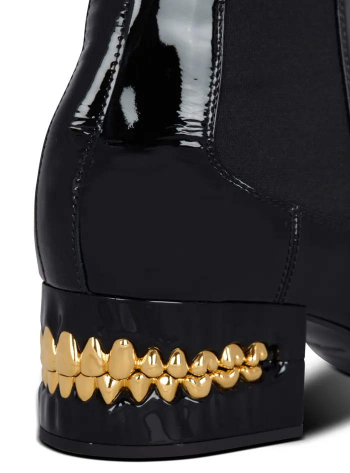 Eden Patent Leather Chelsea Boots Black Men Balmain Boots And Rangers