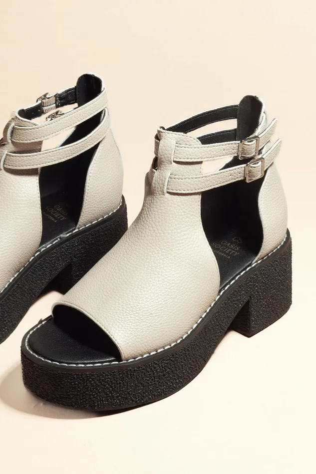 Elizabeth Heeled Sandals In Beige Beige Women Bohme Shoes