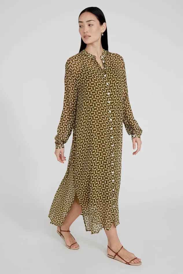 Eloise Dress Fir Green Women Chan Luu Dresses