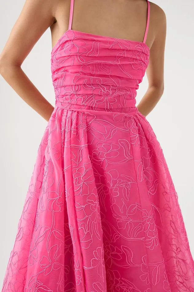 Evangeline Cornelli Maxi Dress Protea Pink Women Aje Maxi Dresses