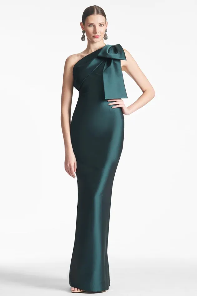 Evening Women Sachin and Babi Bonnie Gown 8211 Forest Green