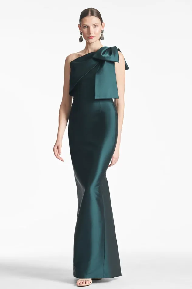 Evening Women Sachin and Babi Bonnie Gown 8211 Forest Green