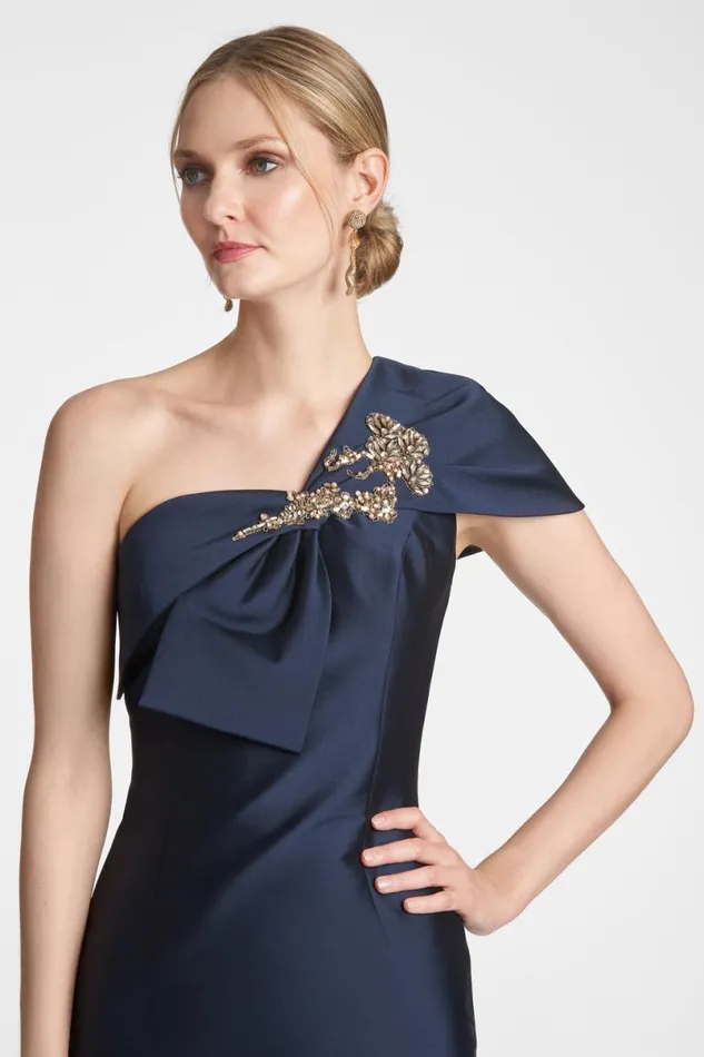Evening Women Sachin and Babi Ines Gown 8211 Midnight