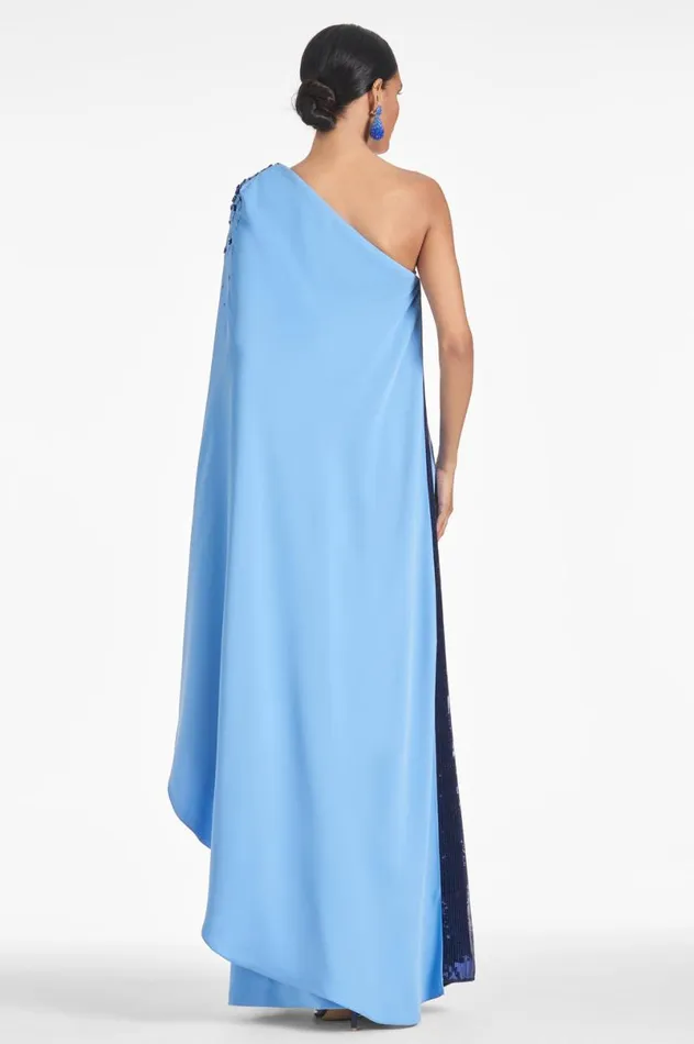 Evening Women Sachin and Babi Leila Gown 8211 PeriwinkleSapphire