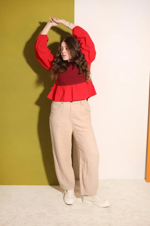 Fergus Trouser Fawn WomensShop LF Markey Trousers