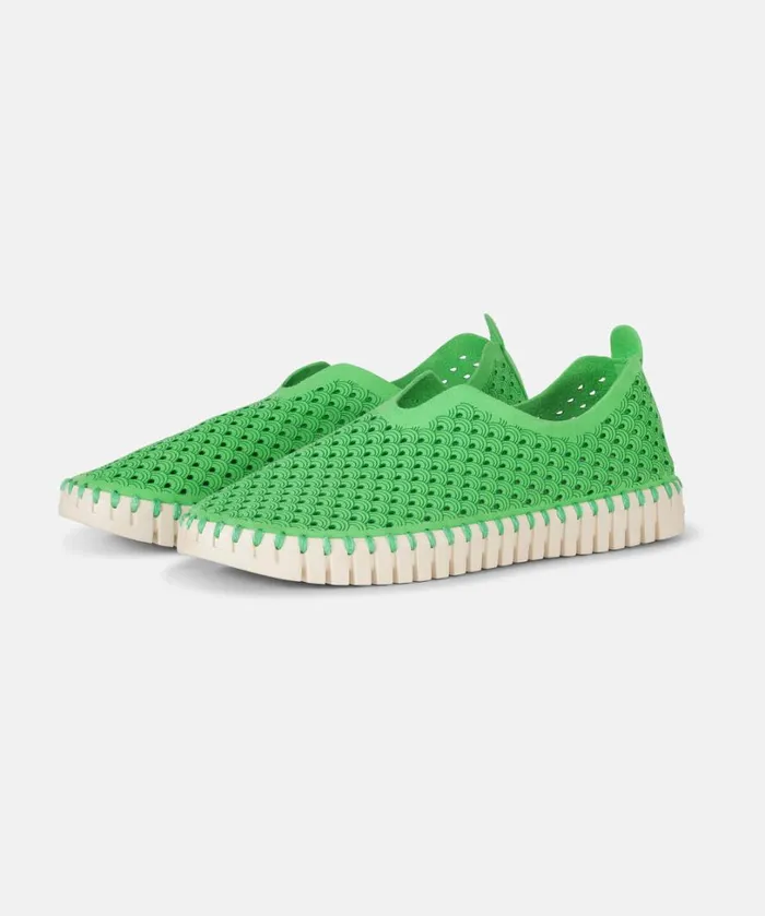 Flats 8211 Bright Green Shoes Ilse Jacobsen Tulip Flats