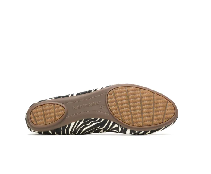 Flats and SlipOns Chaste Ballet Zebra Calf Hair 8211 Hush Puppies Women Flats and SlipOns Chaste Ballet Zebra Calf Hair 8211 Hush Puppies Women