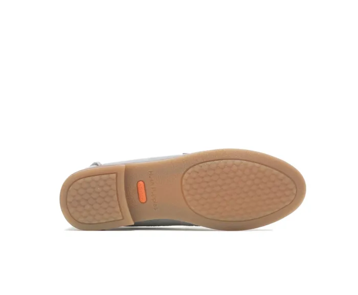 Flats and SlipOns Wren Loafer Frost Grey Suede Hush Puppies Women