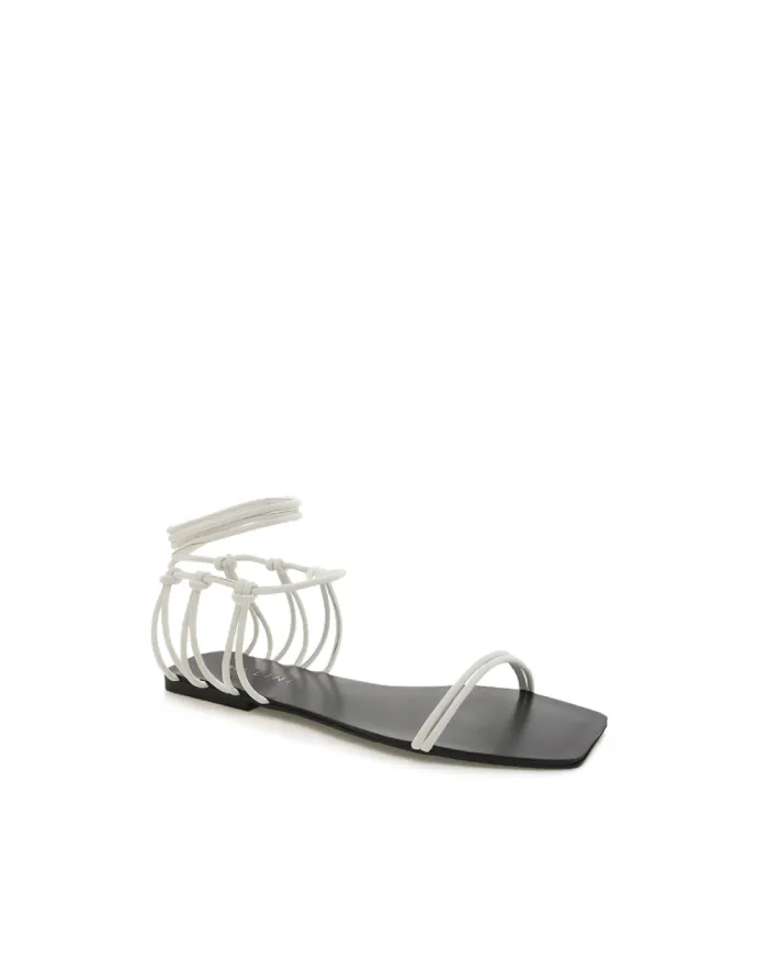 Flats Billini Sandals and Slides INES WHITE