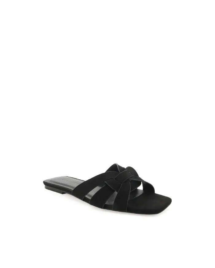 Flats Billini Sandals and Slides RYLEY BLACK SUEDE