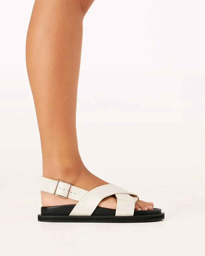 Flats Billini Sandals and Slides TRUDY IVORY