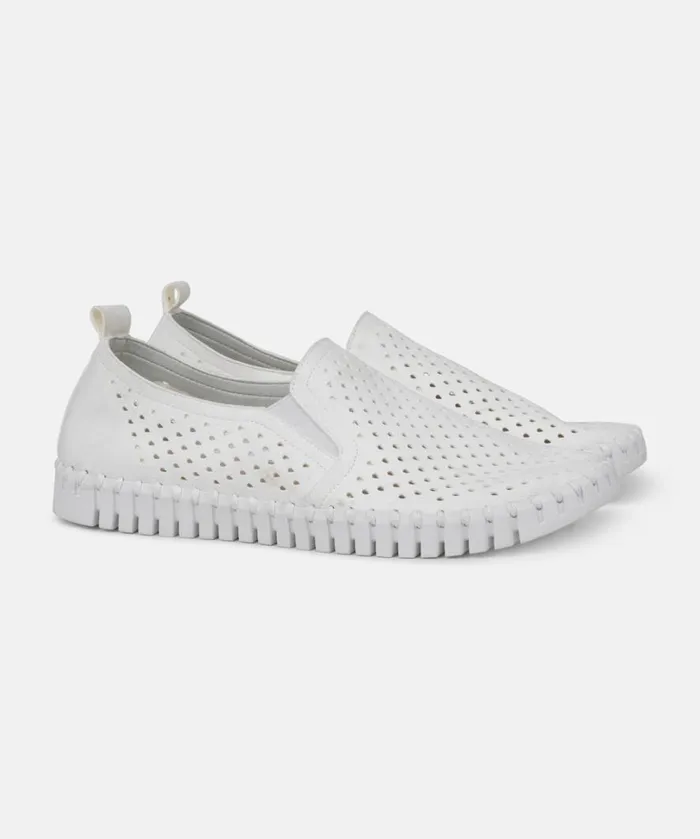 Flats For Men 8211 White Shoes Ilse Jacobsen Tulip Flats