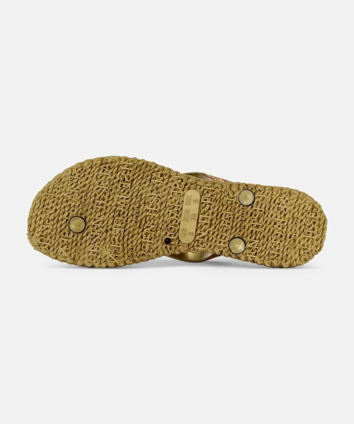Flip Flops 8211 Gold Shoes Ilse Jacobsen Flip Flops