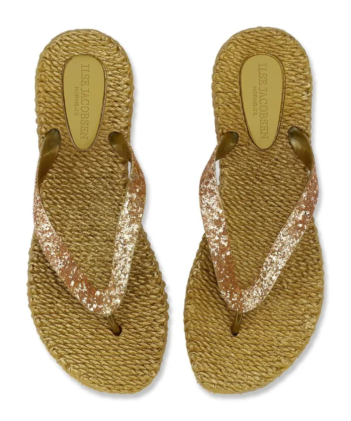 Flip Flops 8211 Gold Shoes Ilse Jacobsen Flip Flops