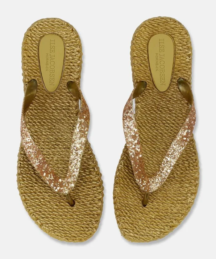 Flip Flops 8211 Gold Shoes Ilse Jacobsen Flip Flops