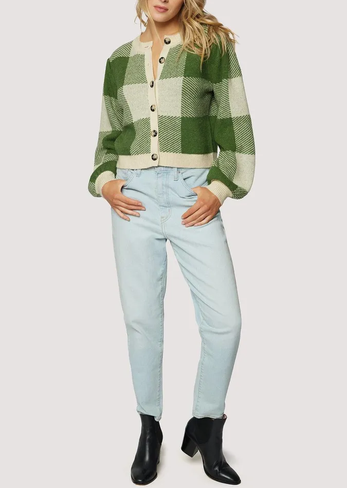 Forest School Cardigan Forestgingham Women Lost Wander Outerwear