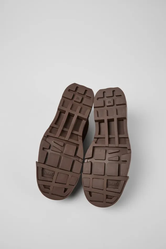 Formal Shoes Men Camper Junction Brown Nubuck Shoes