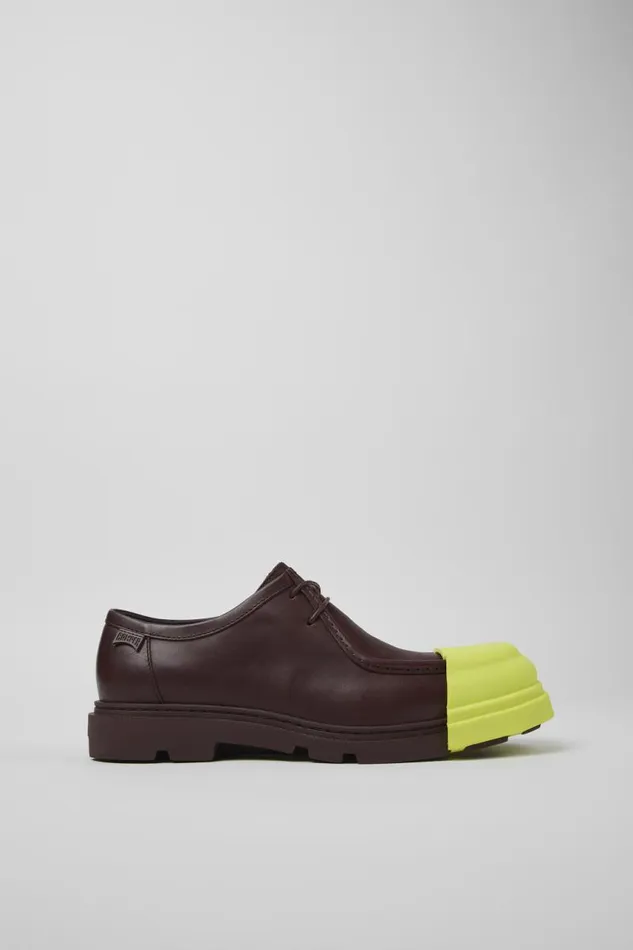 Formal Shoes Men Camper Junction Burgundy Leather Shoes Formal Shoes Men Camper Junction Burgundy Leather Shoes