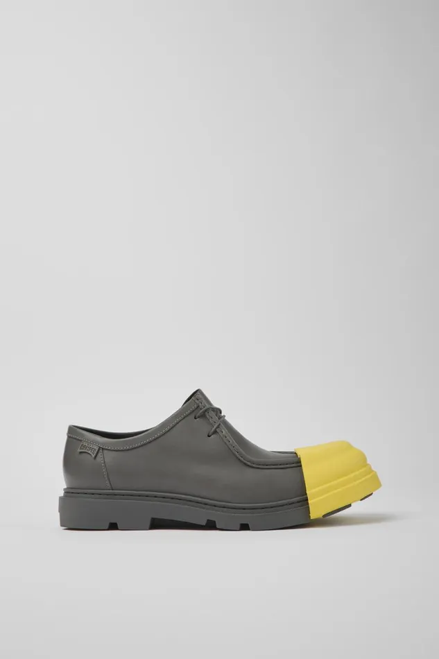 Formal Shoes Men Camper Junction Gray Responsibly Raised Leather Shoes Formal Shoes Men Camper Junction Gray Responsibly Raised Leather Shoes