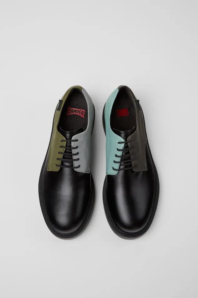 Formal Shoes Men Camper Twins Multicolored Leather Shoes