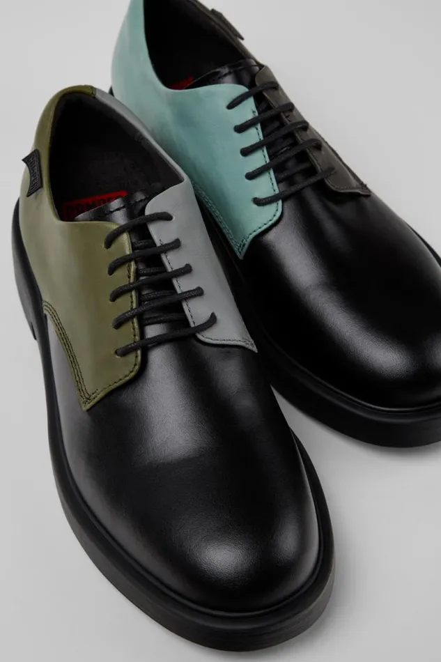 Formal Shoes Men Camper Twins Multicolored Leather Shoes