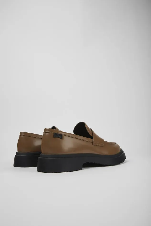 Formal Shoes Men Camper Walden Brown Leather Loafers Formal Shoes Men Camper Walden Brown Leather Loafers