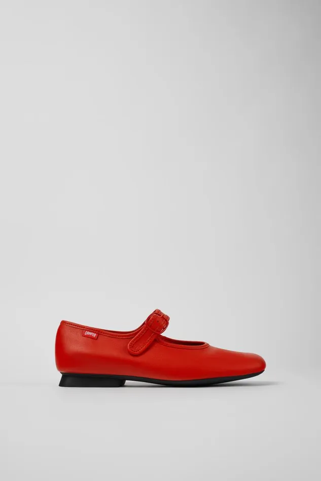 Formal Shoes Women Camper Casi Myra Red Leather Shoes