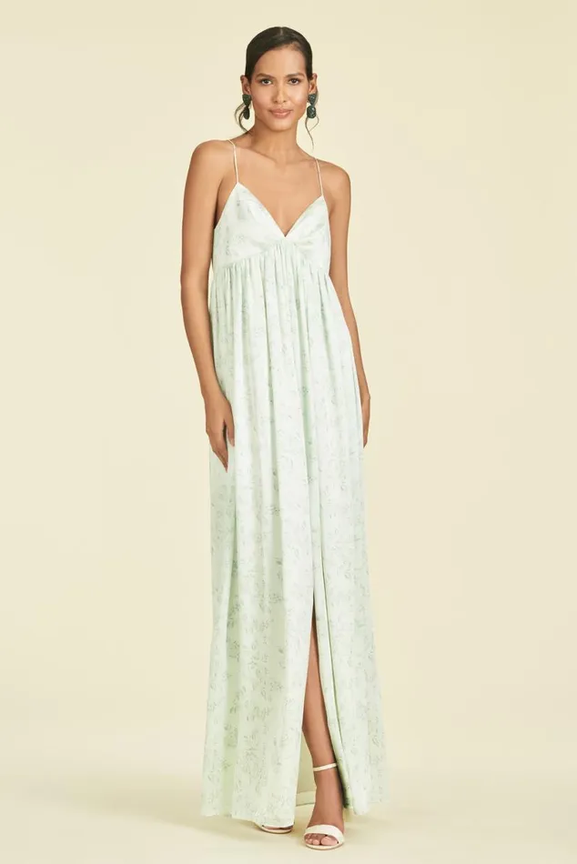 Formal Women Sachin and Babi Jessica Gown 8211 Jade Rose Watercolor