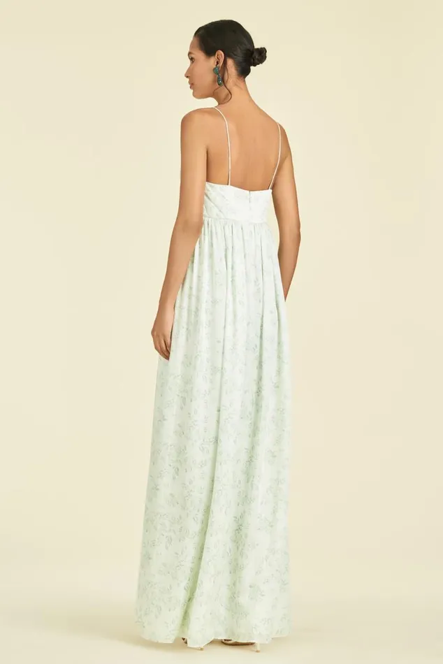 Formal Women Sachin and Babi Jessica Gown 8211 Jade Rose Watercolor