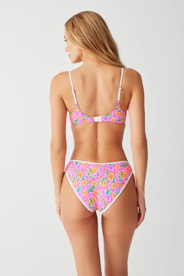 Frankies Bikinis Bikinis Women Catalina Full Coverage Bikini Bottom Daisy Pond