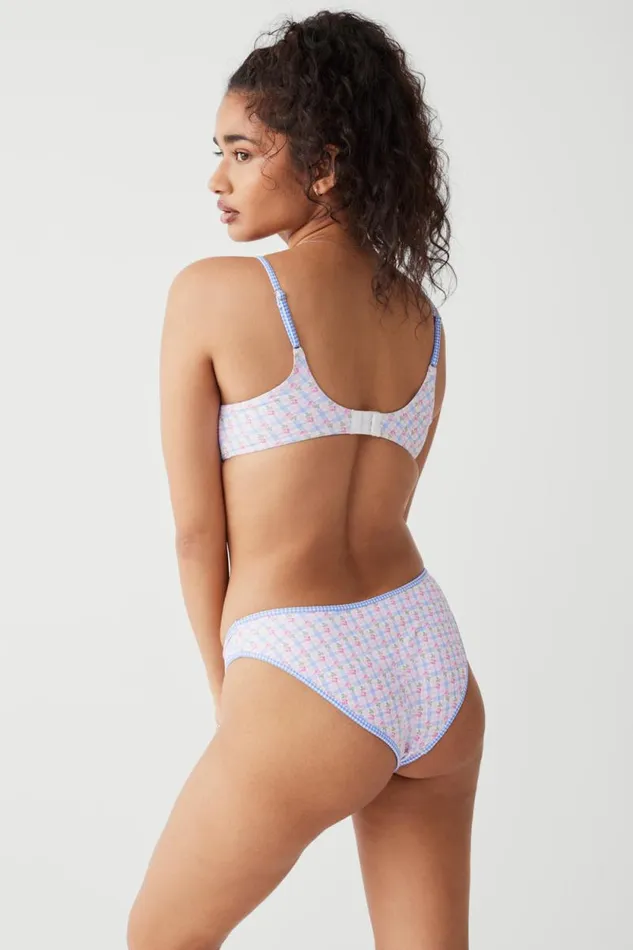 Frankies Bikinis Bikinis Women Catalina Full Coverage Bikini Bottom Rose Picnic