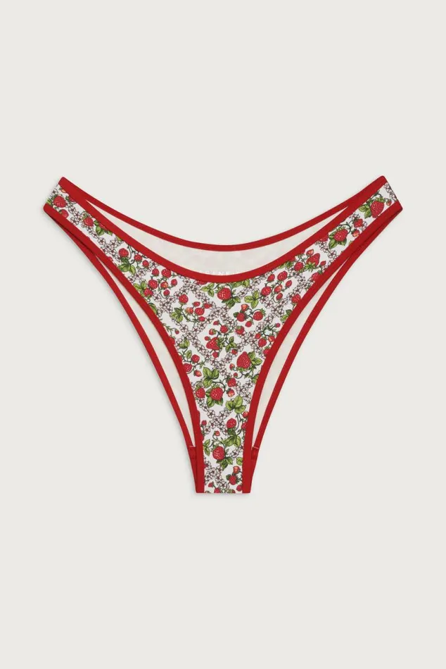 Frankies Bikinis Bikinis Women Dove Classic Bikini Bottom Berry In Love