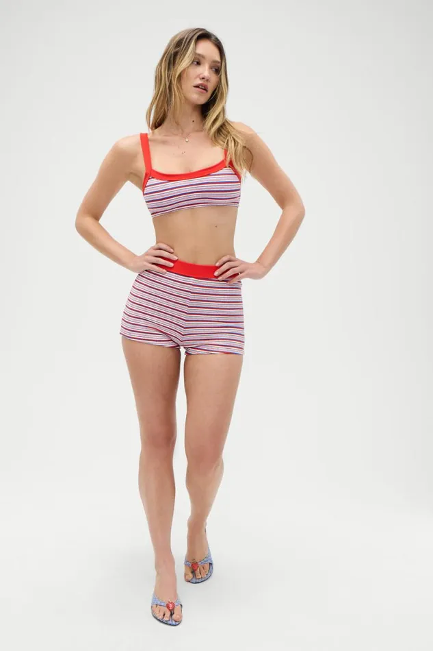 Frankies Bikinis Bikinis Women Rowan Terry Boy Short American Summer