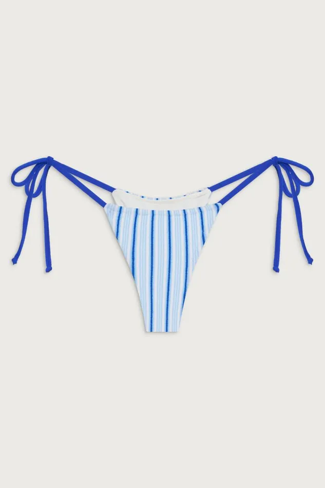 Frankies Bikinis Bikinis Women X DJERF AVENUE Divine Skimpy Bikini Bottom Seaside Stripe