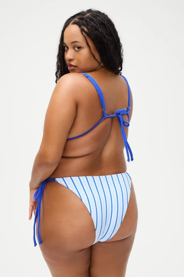 Frankies Bikinis Bikinis Women X DJERF AVENUE Divine Skimpy Bikini Bottom Seaside Stripe