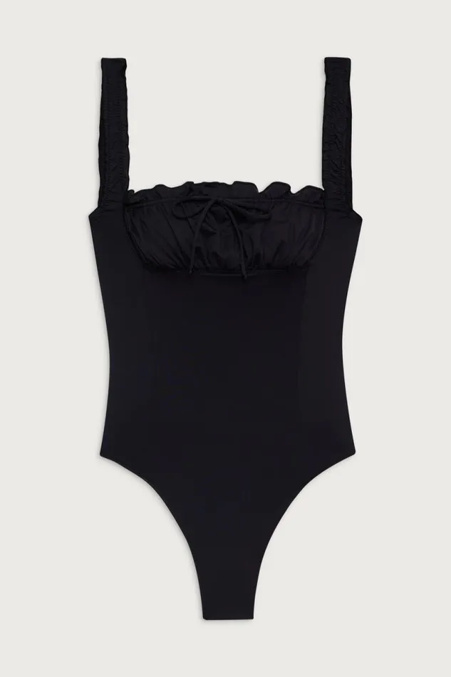 Frankies Bikinis One Pieces Women Fawn One Piece Swimsuit Black