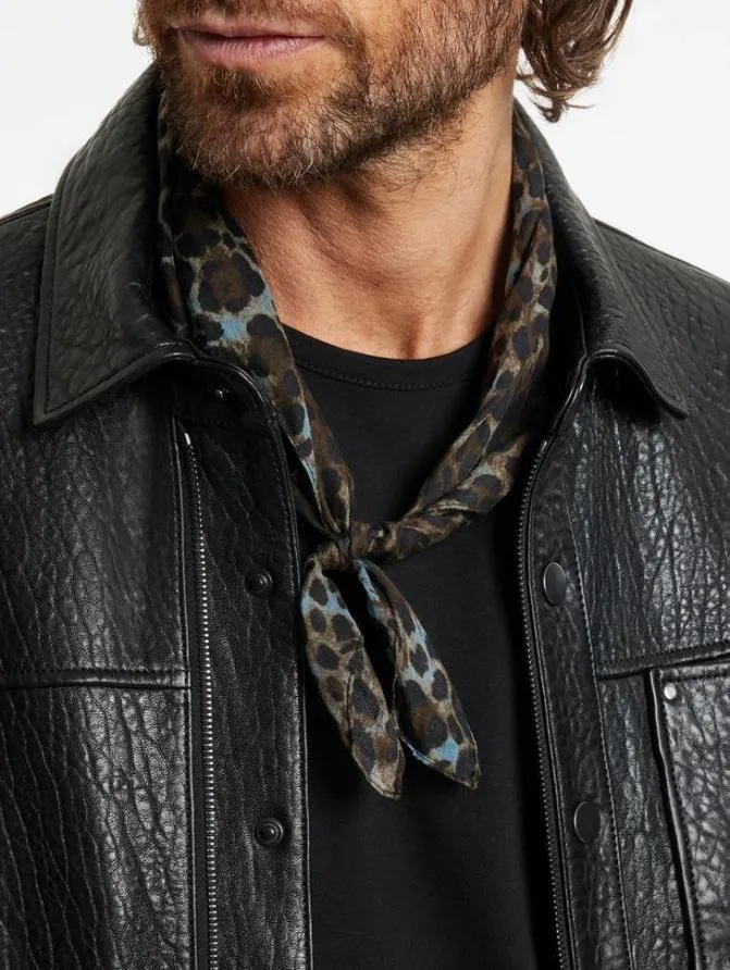 FRERET BANDANA Dk Steel Htr Accessories John Varvatos Scarves