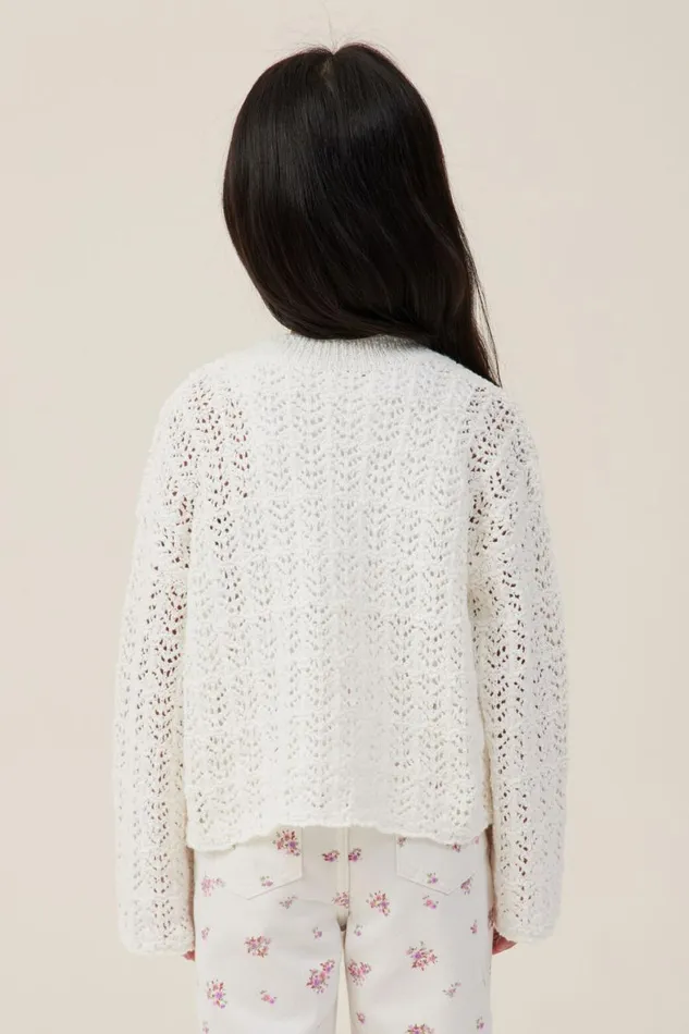 Girls 214 Jackets and Sweaters Cotton On Sienna Knit Jumper Vanilla
