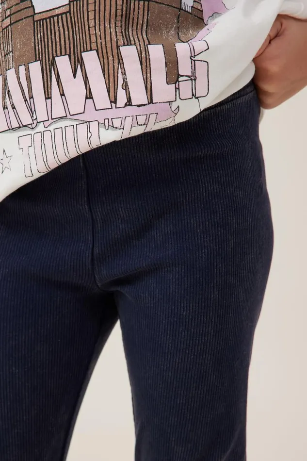 Girls 214 Leggings Pants and Jeans Cotton On Huggie Tights Navy Blazerwash